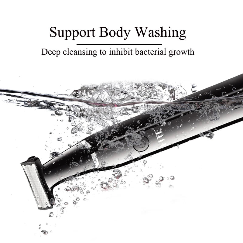HTC Black Friday Cyber Monday Deals 2022 Face + Body Hybrid Electric Trimmer and Shaver,Body Trimmer For Men Pubic Hair
