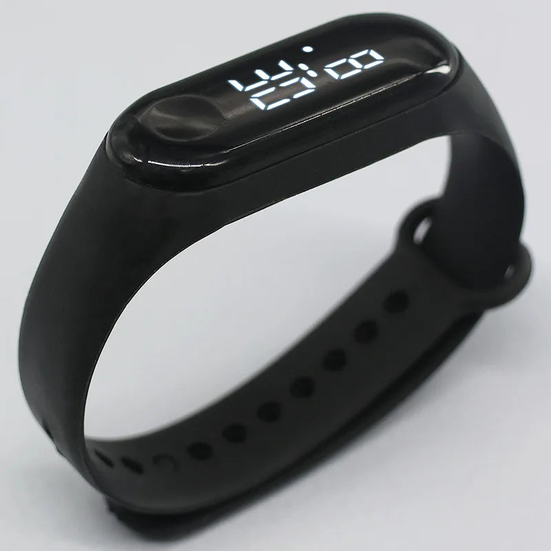 Candy Color Kids Children Watches Birthday Gift Boy Girls Silicone Strap Watch LED Digital Kid Fashion Sport Bracelet Watch minimum order 2