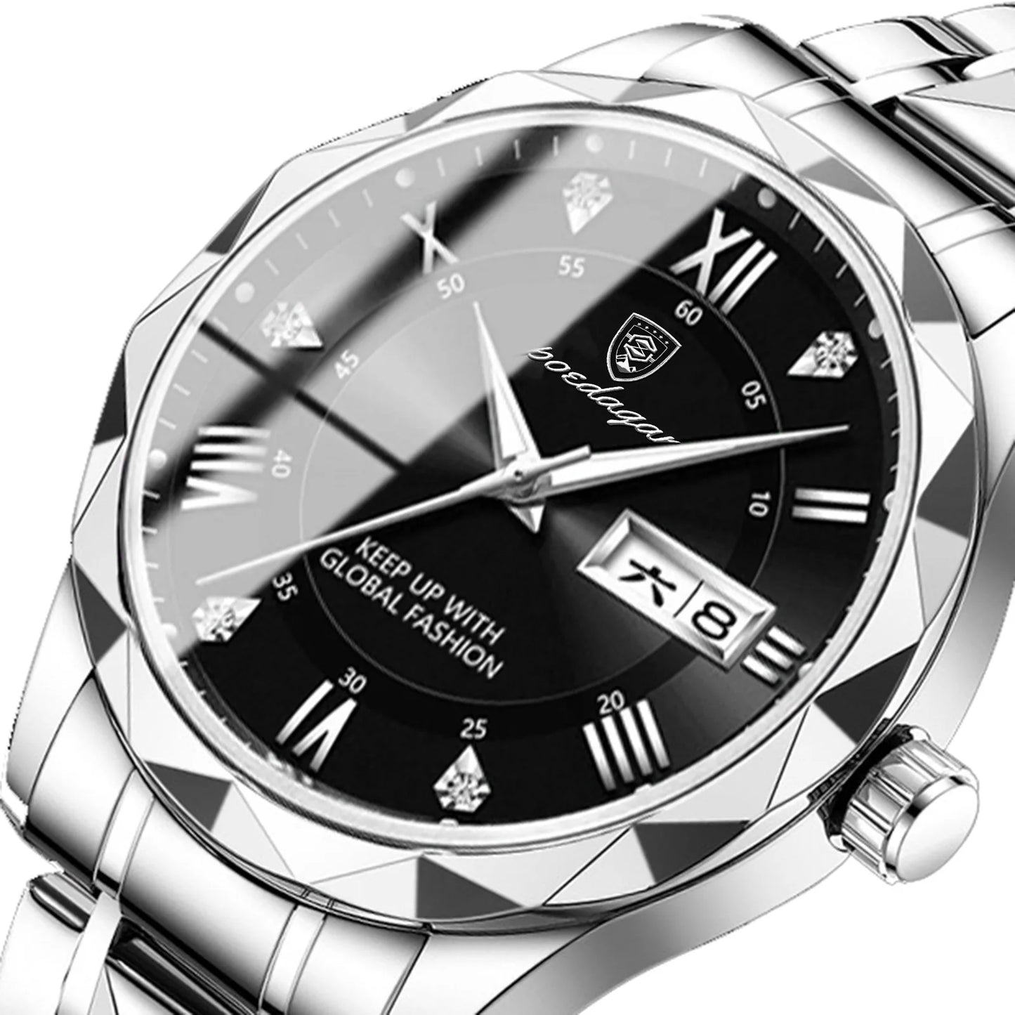 POEDAGAR 615 Luxury Men Business Top Brand Man Wristwatch High Quality Reloj Waterproof Luminous Date Week Quartz Men's Watches