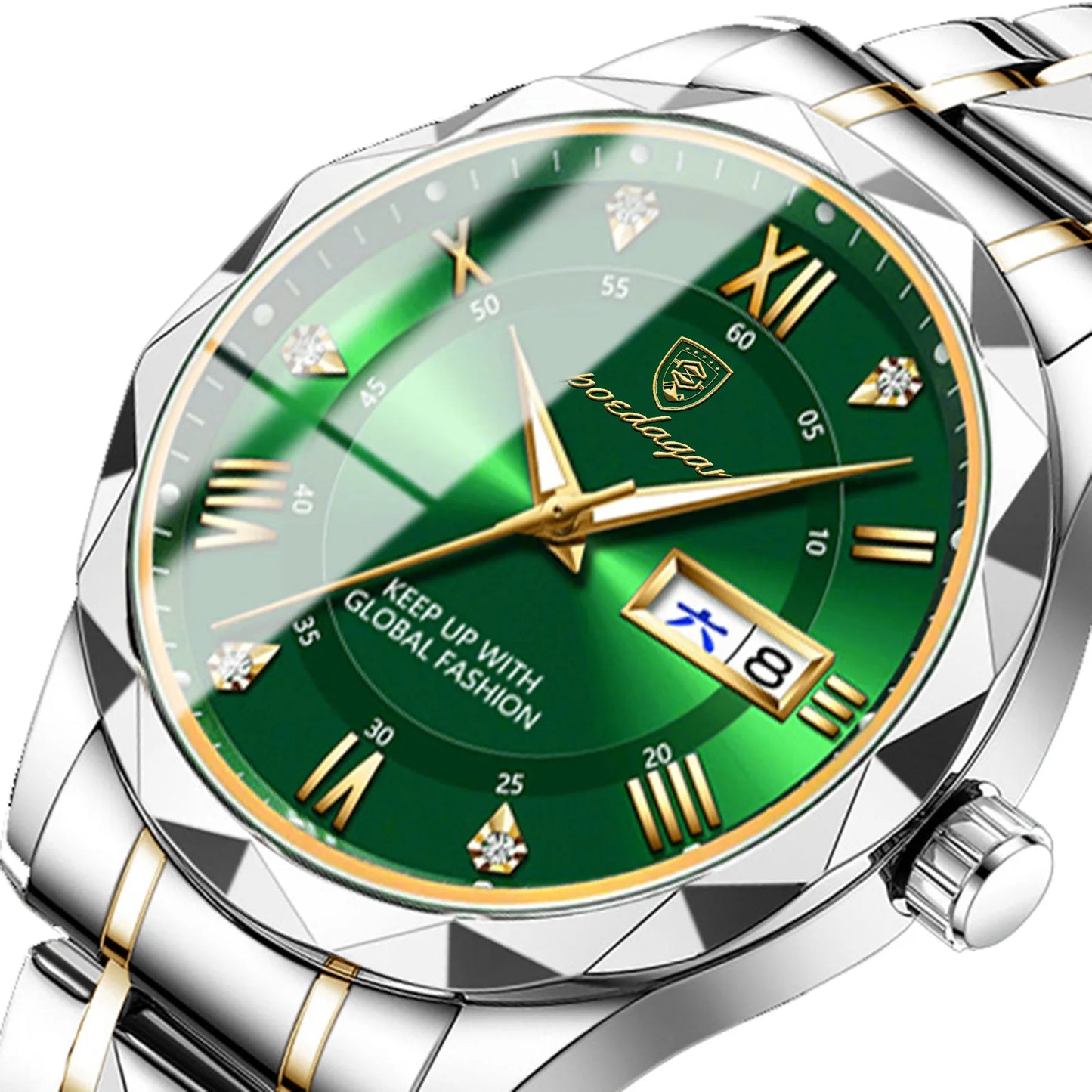 POEDAGAR 615 Luxury Men Business Top Brand Man Wristwatch High Quality Reloj Waterproof Luminous Date Week Quartz Men's Watches