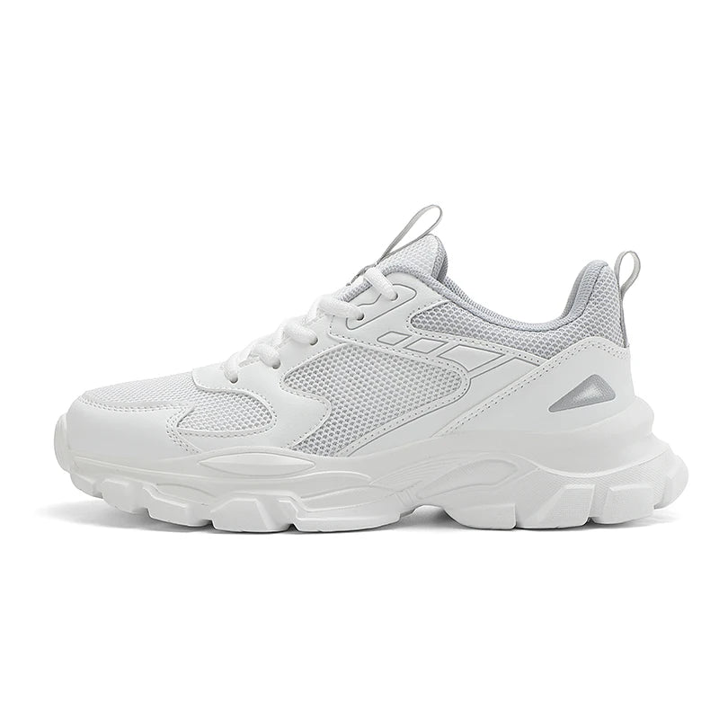 Wholesale Low MOQ Casual Shoes Women's Walking Style Shoes White Breathable Ladies Casual Shoes Sneakers