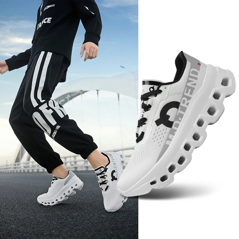 Dropshipping Custom Logo Fashion Trendy Breathable Running Shoes Men Casual Sports Footwear Mens Sneakers