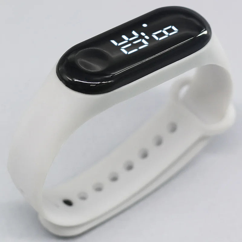 Candy Color Kids Children Watches Birthday Gift Boy Girls Silicone Strap Watch LED Digital Kid Fashion Sport Bracelet Watch minimum order 2