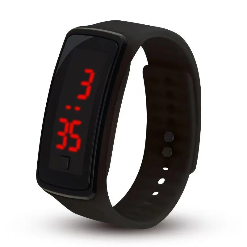 Custom logo Oem Odm Kids Children Watches for Boy Girls Led Digital Watch Fashion Sport Silicone Bracelet Watch. Minimum order 2