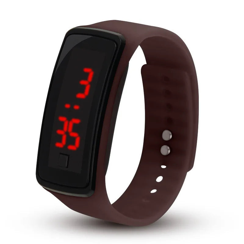 Custom logo Oem Odm Kids Children Watches for Boy Girls Led Digital Watch Fashion Sport Silicone Bracelet Watch. Minimum order 2