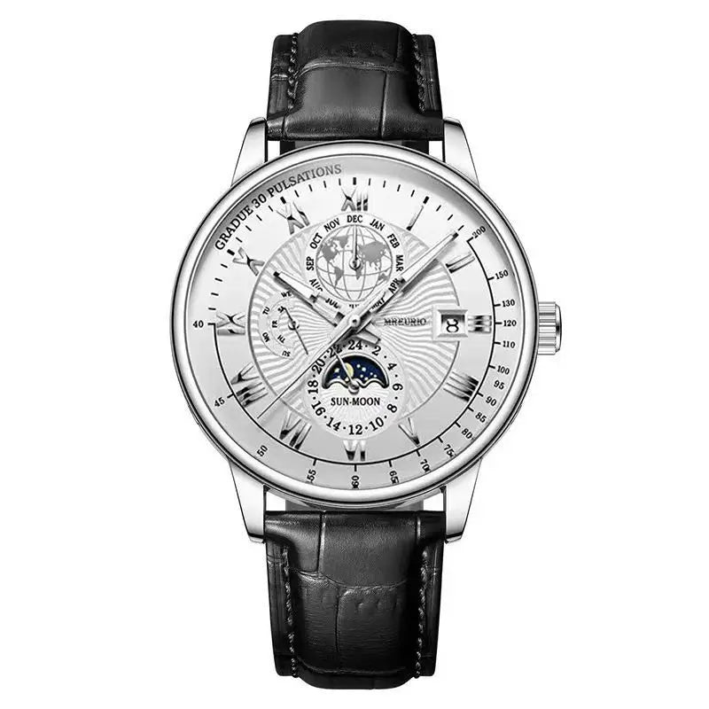 Luxury WatchHot Sale Design Fashion Luxury Watch Leather Strap Men Wrist for Men Waterproof Quartz Watches