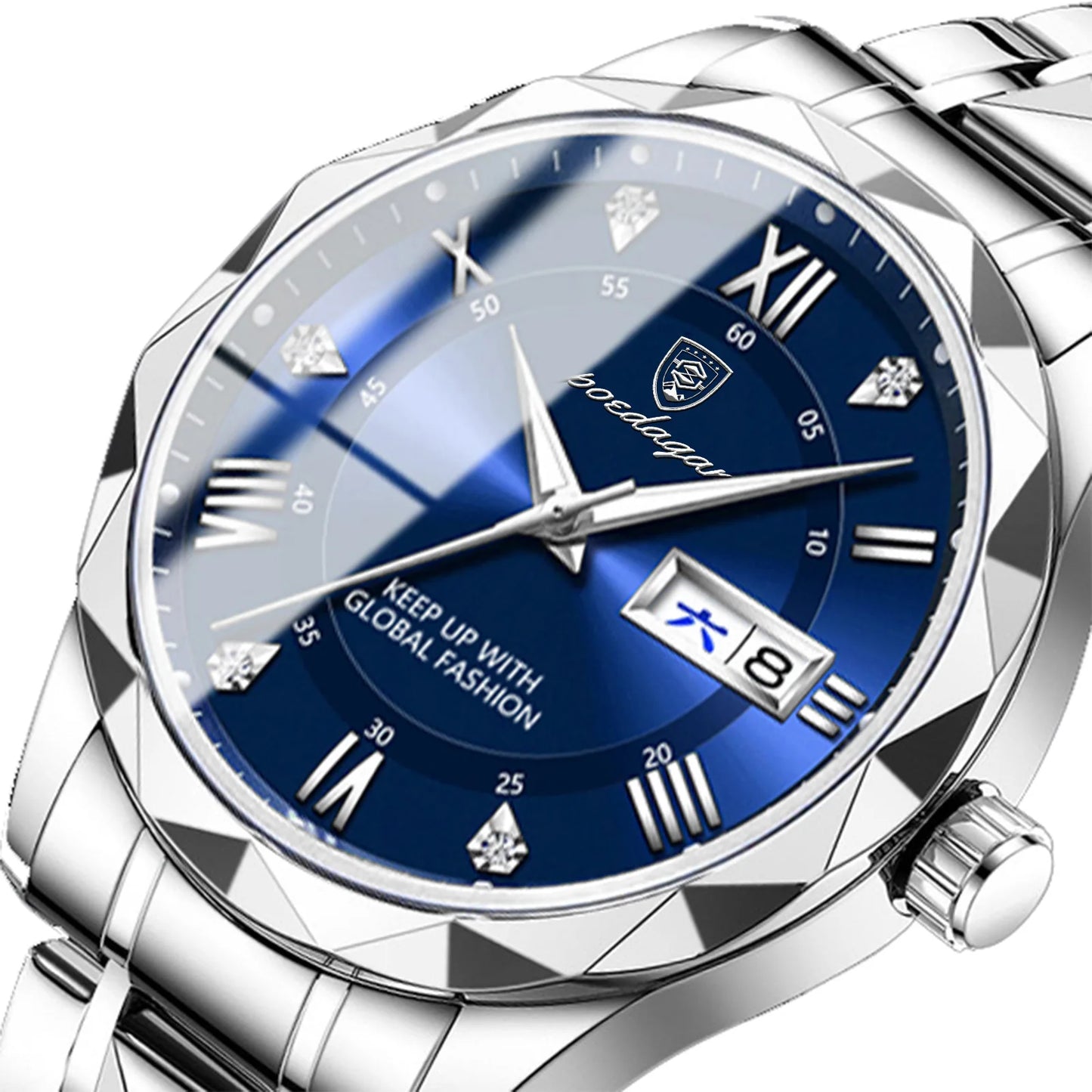 POEDAGAR 615 Luxury Men Business Top Brand Man Wristwatch High Quality Reloj Waterproof Luminous Date Week Quartz Men's Watches