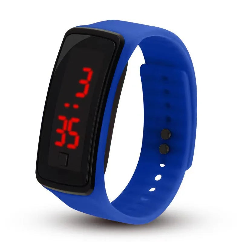 Custom logo Oem Odm Kids Children Watches for Boy Girls Led Digital Watch Fashion Sport Silicone Bracelet Watch. Minimum order 2