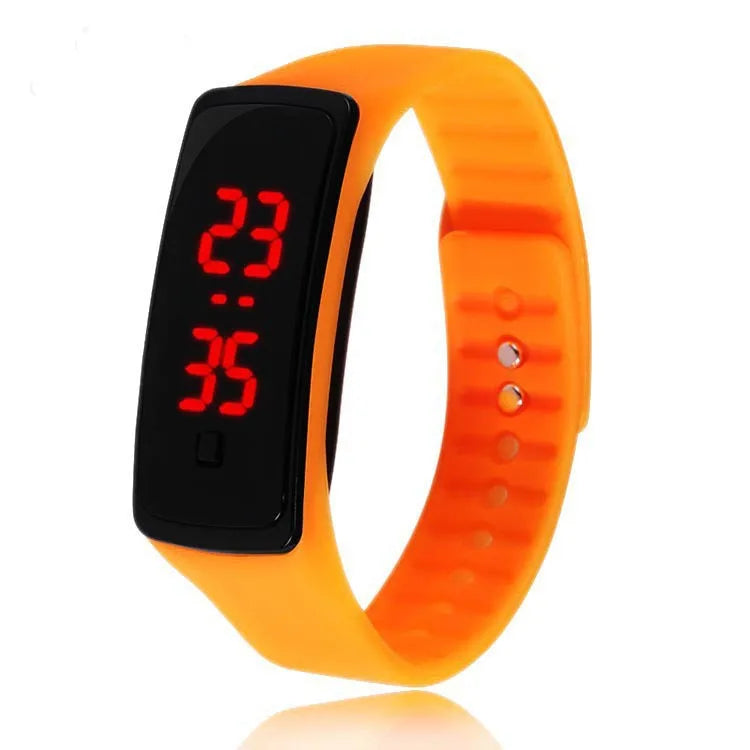Custom logo Oem Odm Kids Children Watches for Boy Girls Led Digital Watch Fashion Sport Silicone Bracelet Watch. Minimum order 2