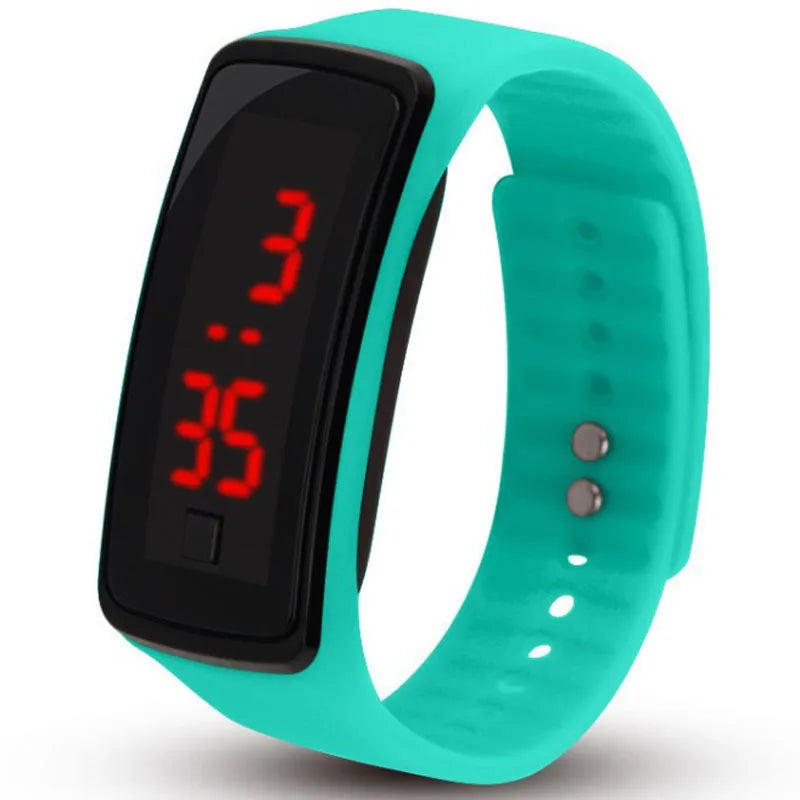 Custom logo Oem Odm Kids Children Watches for Boy Girls Led Digital Watch Fashion Sport Silicone Bracelet Watch. Minimum order 2