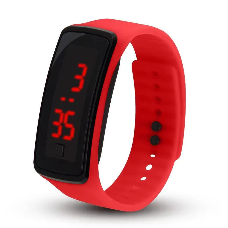 Custom logo Oem Odm Kids Children Watches for Boy Girls Led Digital Watch Fashion Sport Silicone Bracelet Watch. Minimum order 2