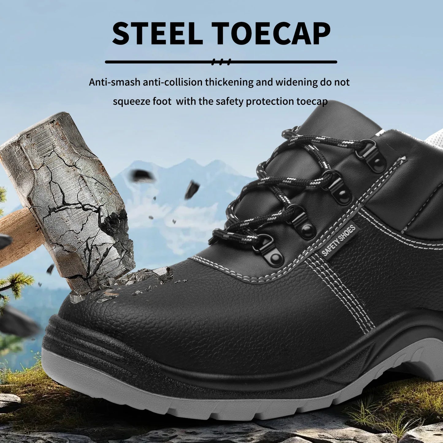 JIANKUN Factory Direct Men's Safeti Shoes Work Safety Shoes Anti-Smashing Anti-Puncture Cheap Save Shoes for Men. Minimum order 2