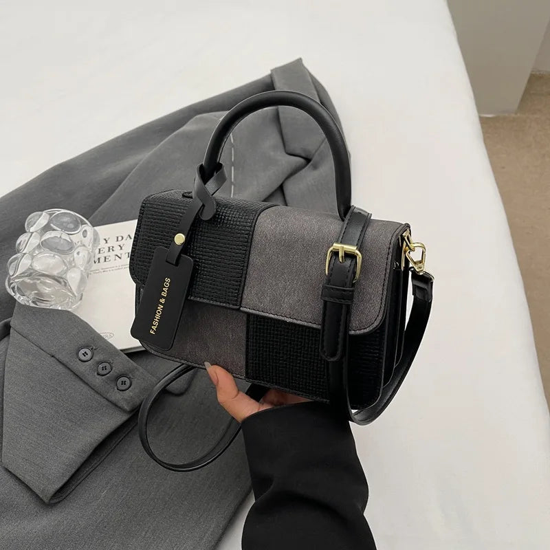Large Capacity 2 Size Thick PU Leather Tote Bag with Zipper Women Beach Bag Top Handle Handbags
