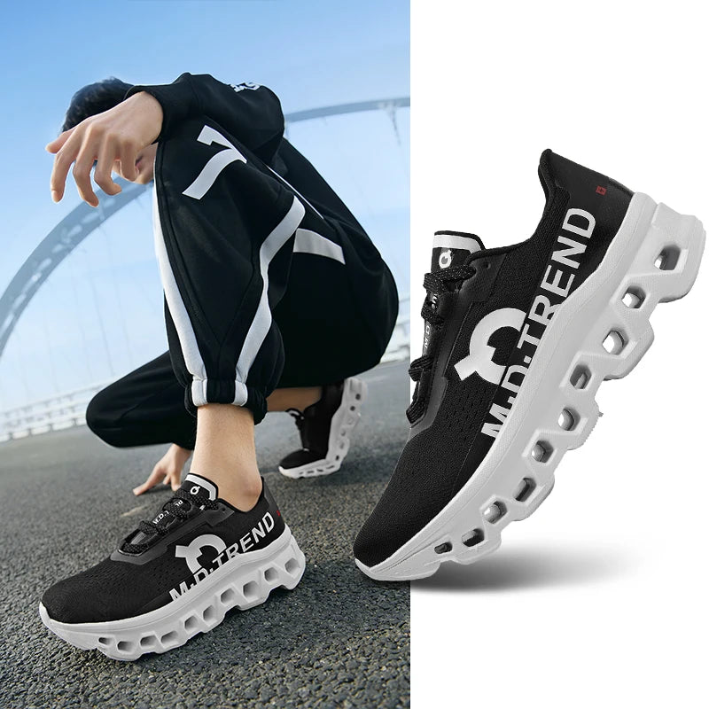 Dropshipping Custom Logo Fashion Trendy Breathable Running Shoes Men Casual Sports Footwear Mens Sneakers