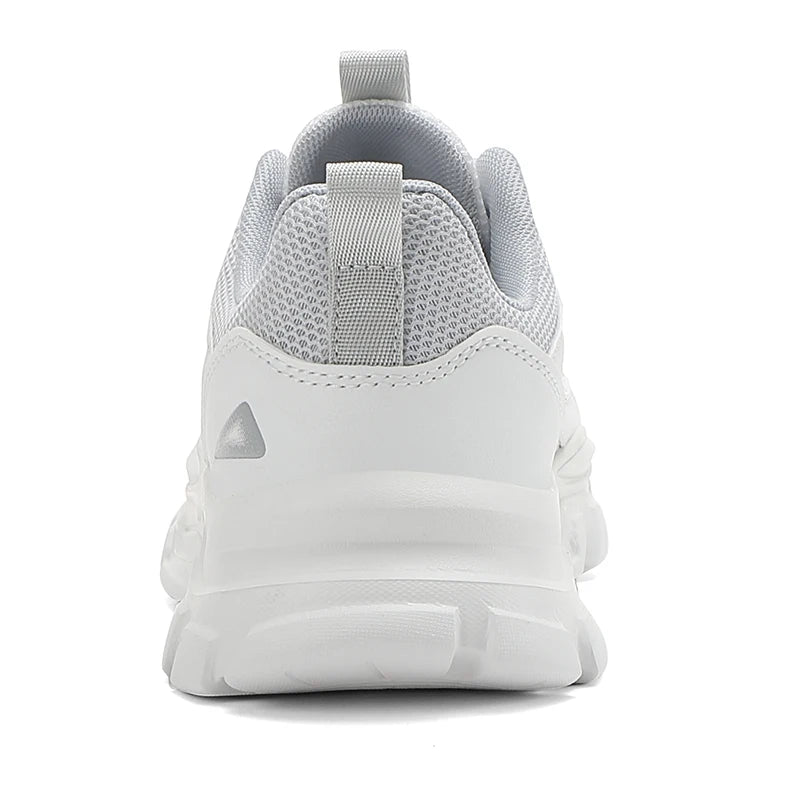 Wholesale Low MOQ Casual Shoes Women's Walking Style Shoes White Breathable Ladies Casual Shoes Sneakers