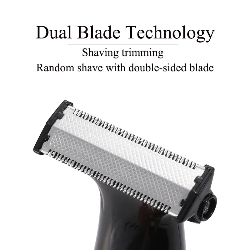 HTC Black Friday Cyber Monday Deals 2022 Face + Body Hybrid Electric Trimmer and Shaver,Body Trimmer For Men Pubic Hair