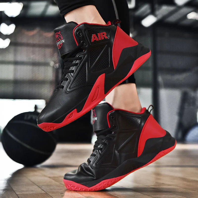 Dropshipping High Top Quality Men Casual Sneakers Retros Outdoor Rubber Trendy Breathable Men's Sports Basketball Shoes