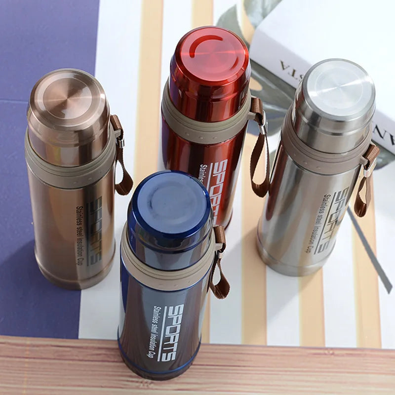 New Arrival 750ML Stainless Steel Bullet Shaped Thermos Cup Vacuum Flask Sustainable Insulated Water Bottle minimum order 10
