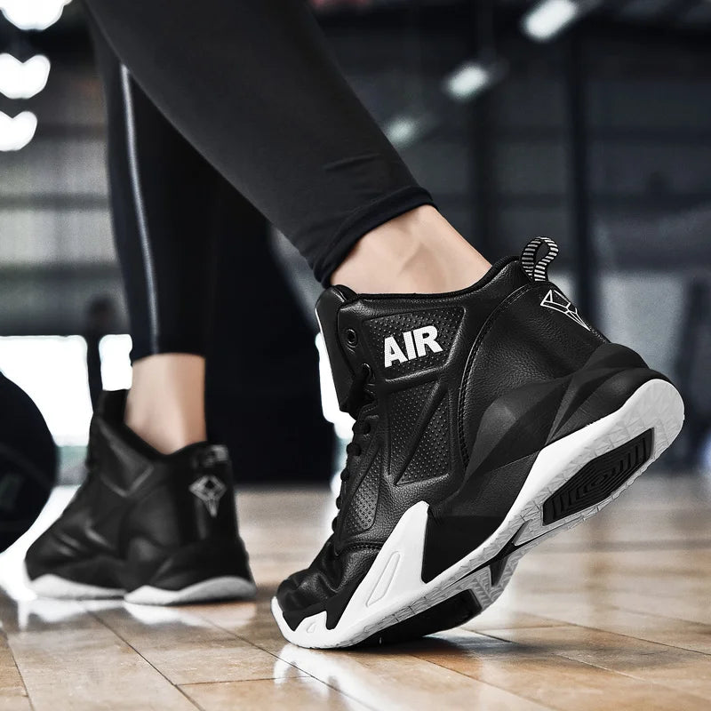 Dropshipping High Top Quality Men Casual Sneakers Retros Outdoor Rubber Trendy Breathable Men's Sports Basketball Shoes