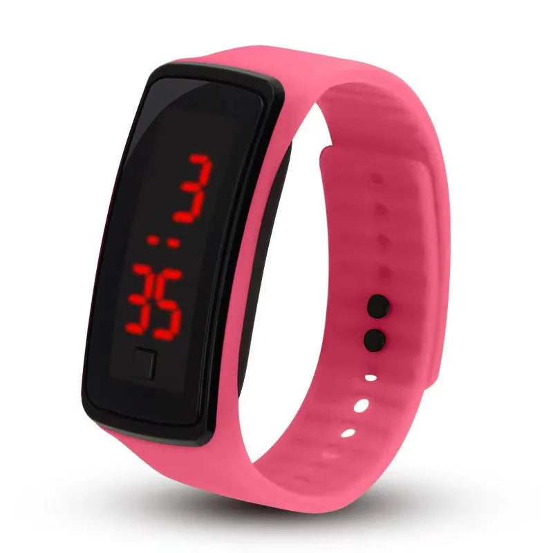 Custom logo Oem Odm Kids Children Watches for Boy Girls Led Digital Watch Fashion Sport Silicone Bracelet Watch. Minimum order 2