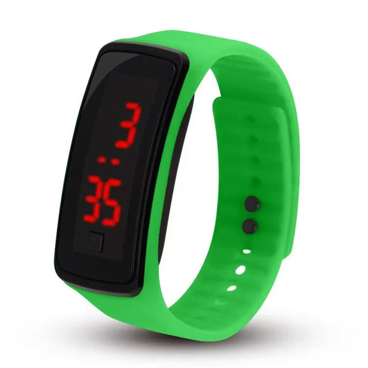 Custom logo Oem Odm Kids Children Watches for Boy Girls Led Digital Watch Fashion Sport Silicone Bracelet Watch. Minimum order 2