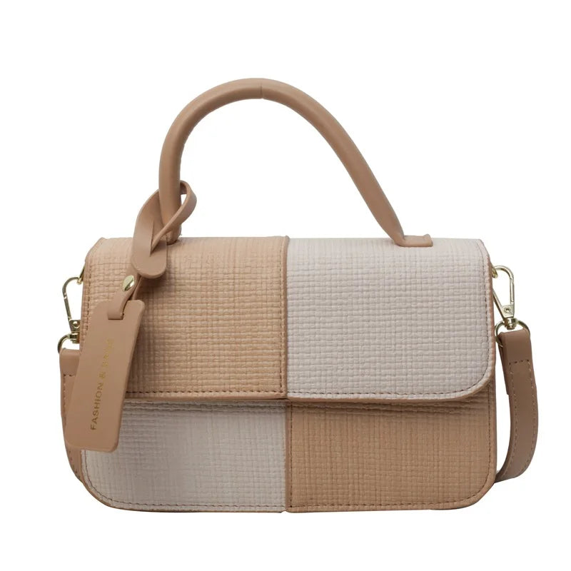 Large Capacity 2 Size Thick PU Leather Tote Bag with Zipper Women Beach Bag Top Handle Handbags
