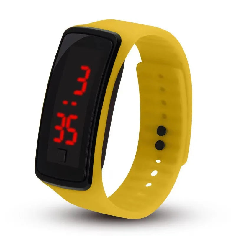 Custom logo Oem Odm Kids Children Watches for Boy Girls Led Digital Watch Fashion Sport Silicone Bracelet Watch. Minimum order 2