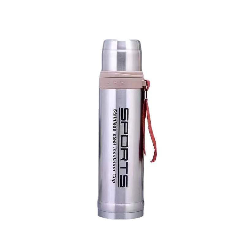 New Arrival 750ML Stainless Steel Bullet Shaped Thermos Cup Vacuum Flask Sustainable Insulated Water Bottle minimum order 10