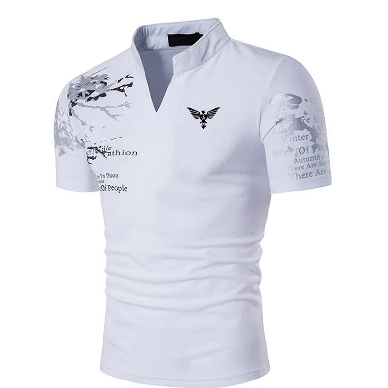 Men's Polo Shirt Pullover Sweatshirt Sports Daily Wear Short Sleeve Fashion Comfortable Spring & Summer Regular Fit Polo Shirt