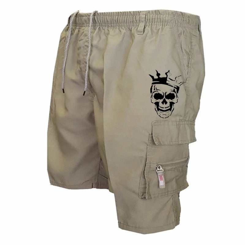 New fashionable multi-pocket men's casual shorts fitness loose casual pants camouflage tactical shorts