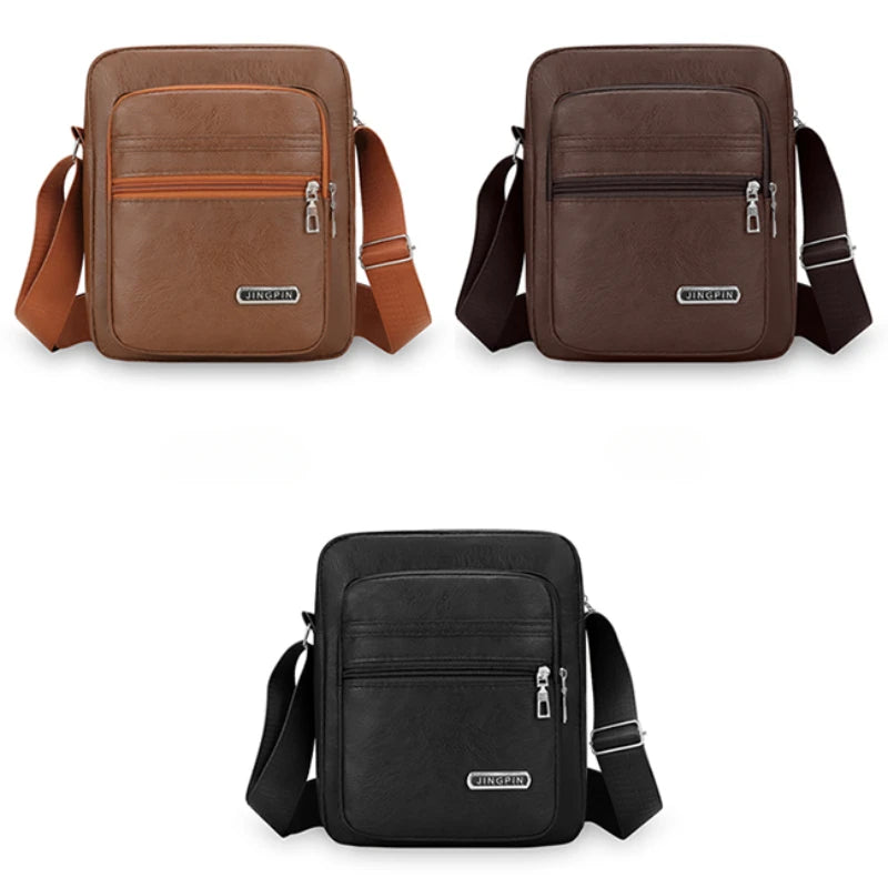 Men Nylon Shoulder Bag Messenger Bag Casual Waterproof Nylon Zipper Pocket Handbag Fashion Tote Travel Male Crossbody Bags