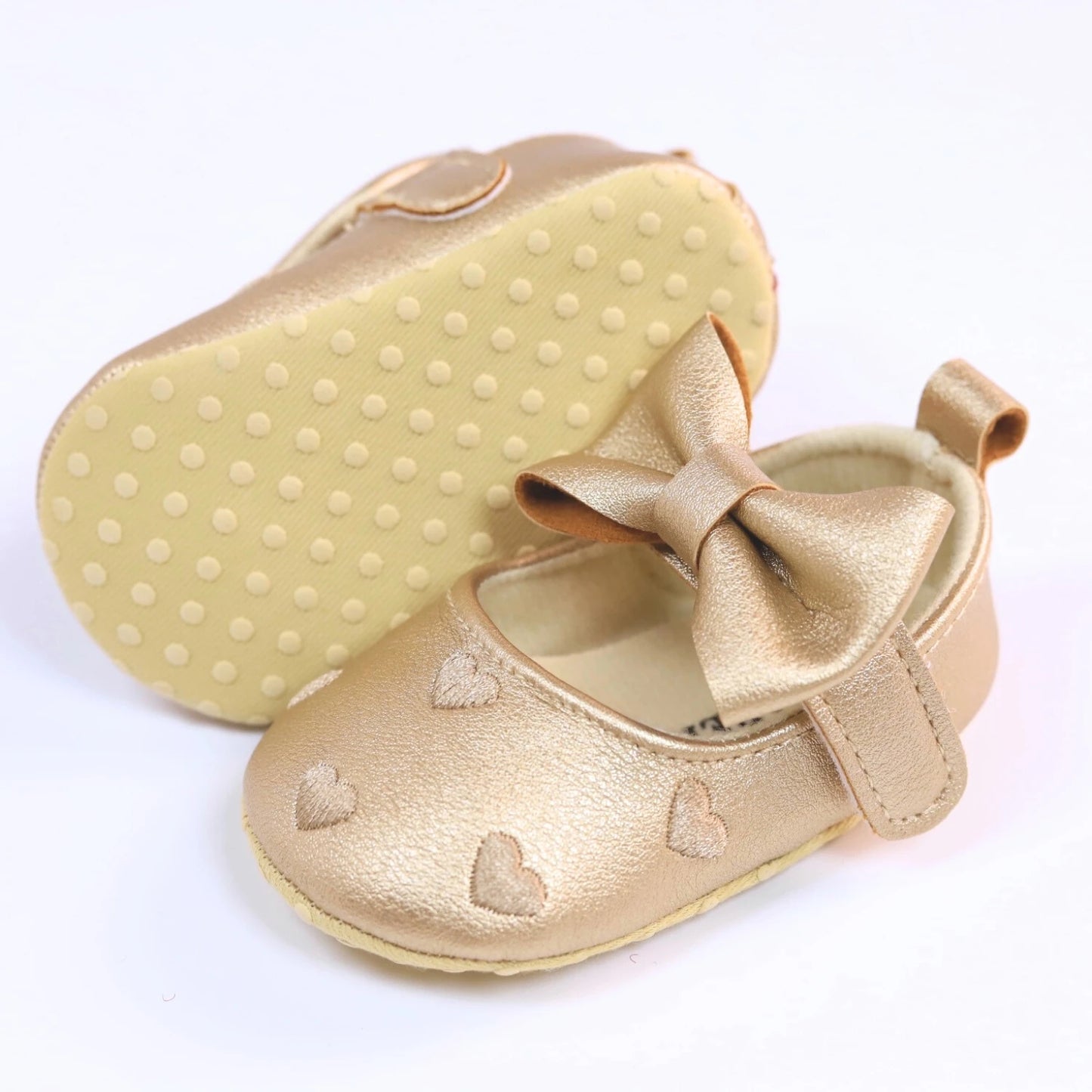 Baby girl toddler shoes baby embroidery love style baby's first pair of step shoes breathable non-slip fashion