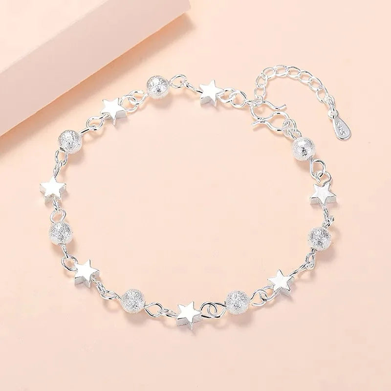 925 Sterling Silver Peacock Opening Screen Bracelet For Women Luxury Designer Texture Open Bracelets Party Original Jewelry Gift