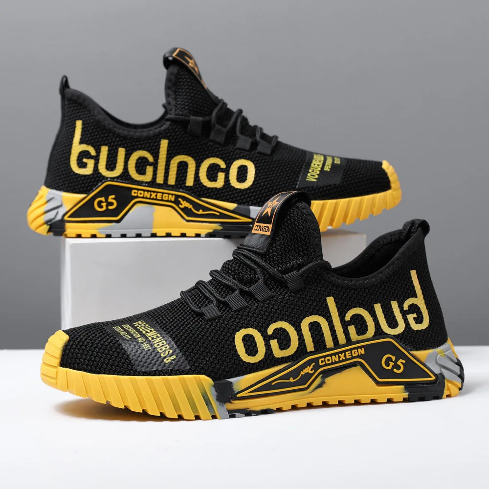 Men's lightweight sports shoes summer new breathable mesh versatile men's shoes anti slip soft sole running shoes men's sneakers