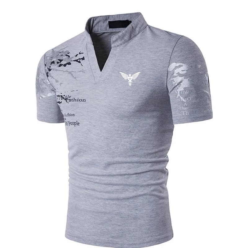 Men's Polo Shirt Pullover Sweatshirt Sports Daily Wear Short Sleeve Fashion Comfortable Spring & Summer Regular Fit Polo Shirt