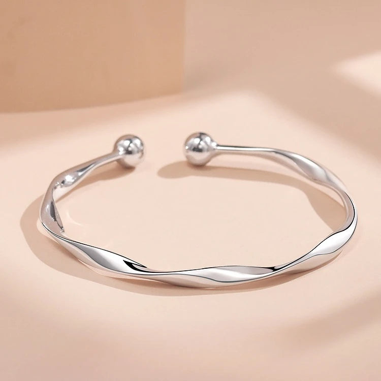 925 Sterling Silver Peacock Opening Screen Bracelet For Women Luxury Designer Texture Open Bracelets Party Original Jewelry Gift