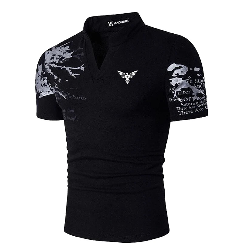 Men's Polo Shirt Pullover Sweatshirt Sports Daily Wear Short Sleeve Fashion Comfortable Spring & Summer Regular Fit Polo Shirt