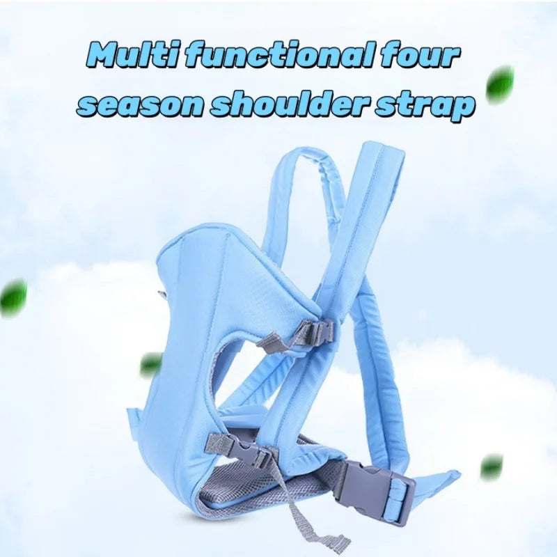 Breathable Adjustable Baby Carrier Sling Front Facing Kangaroo Pouch Wrap Hip Seat for Newborn Infant Toddler Hands Free