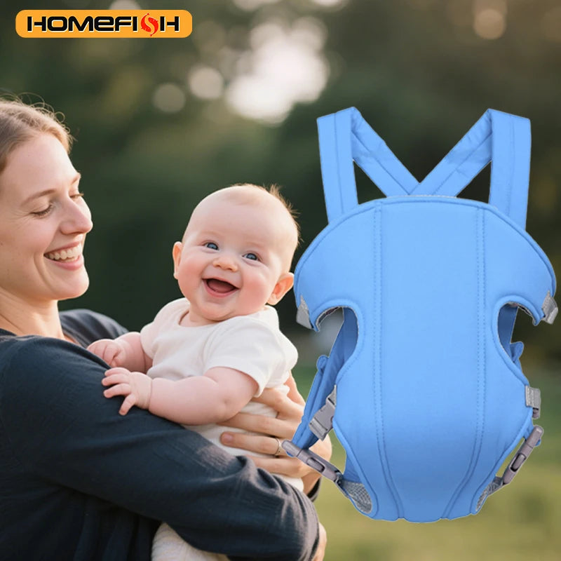 Breathable Adjustable Baby Carrier Sling Front Facing Kangaroo Pouch Wrap Hip Seat for Newborn Infant Toddler Hands Free