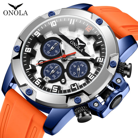 ONOLA Brand 6858 Hand Watch Men Waterproof Custom Luxury Men'S Watch Water Resistance Wrist Quartz Watches Wholesale