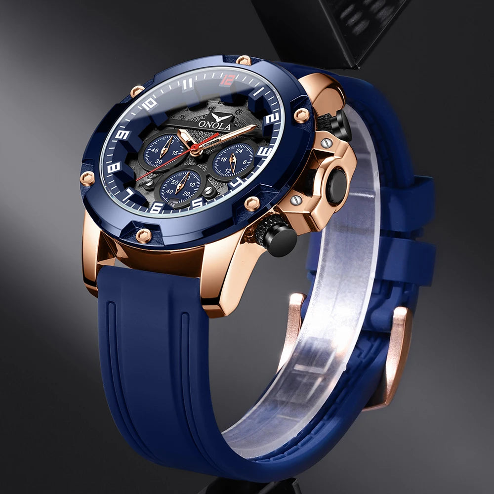 ONOLA Brand 6858 Hand Watch Men Waterproof Custom Luxury Men'S Watch Water Resistance Wrist Quartz Watches Wholesale