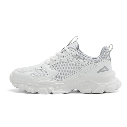 Wholesale Low MOQ Casual Shoes Women's Walking Style Shoes White Breathable Ladies Casual Shoes Sneakers