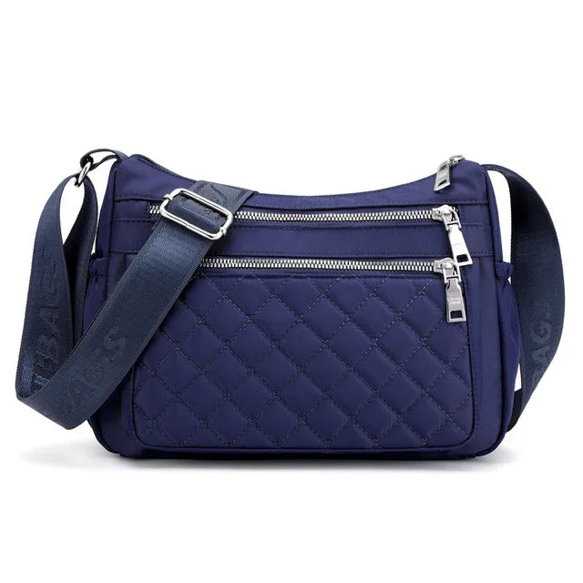 Yogodlns Women Nylon Shoulder Bag Waterproof Multi-pocket Zipper Bag Ladies Travel Messenger Bag For Designer Bolsa Feminina