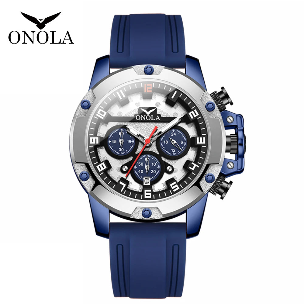 ONOLA Brand 6858 Hand Watch Men Waterproof Custom Luxury Men'S Watch Water Resistance Wrist Quartz Watches Wholesale