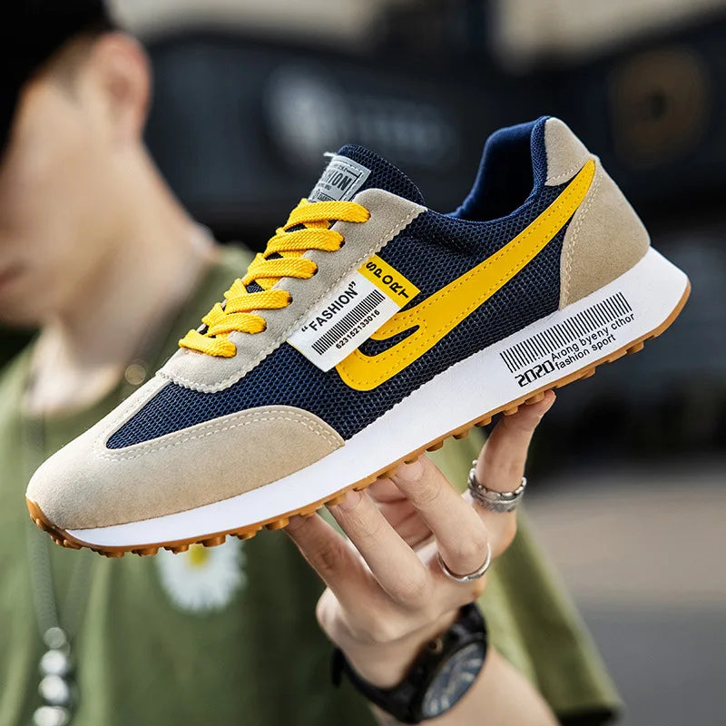 High Quality Casual Men's Sports Sneakers Factory Supplied for All Seasons-Summer Spring Winter Autumn. Minimum order 2