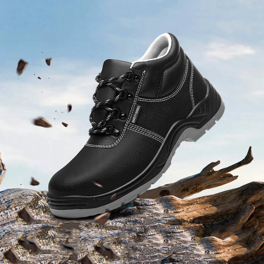 Industrial CE Safety Shoes Stainless Steel Toe Rings Anti-Impact Oil Proofing Boots Protective Work Men for Winter Construction minimum order 2