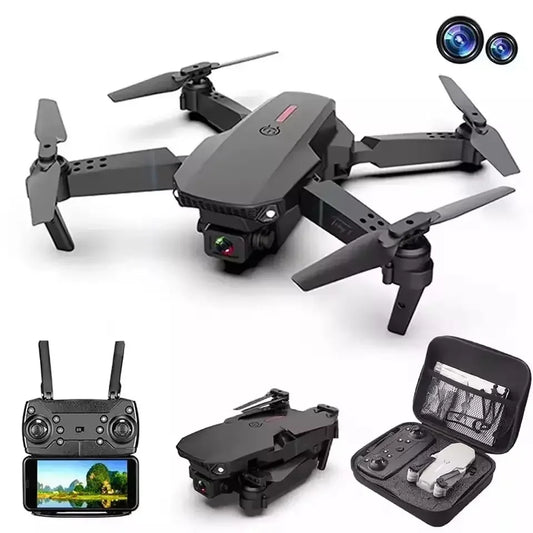 2025 E88Pro RC Drone 4K Professinal With  Wide Angle UHD Camera Foldable Helicopter WIFI FPV Height Hold Gift Toy