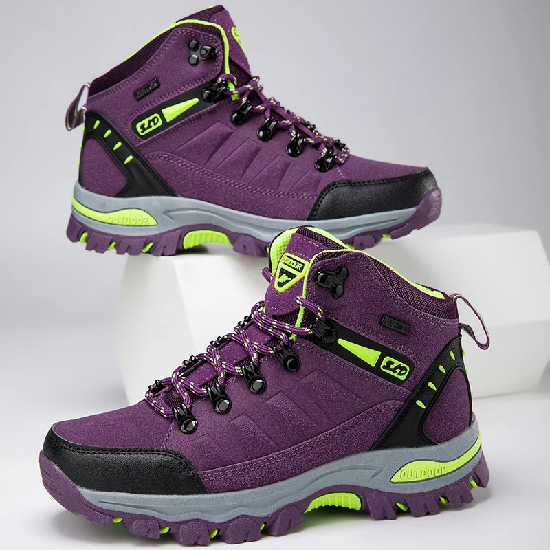 Women Boots Waterproof hiking boots for women 2023 Women's safety work shoes Non Slip Ankle Boots botas de trabajo para mujeres