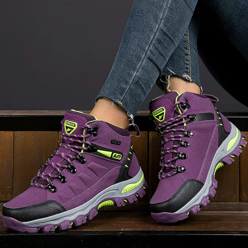 Women Boots Waterproof hiking boots for women 2023 Women's safety work shoes Non Slip Ankle Boots botas de trabajo para mujeres