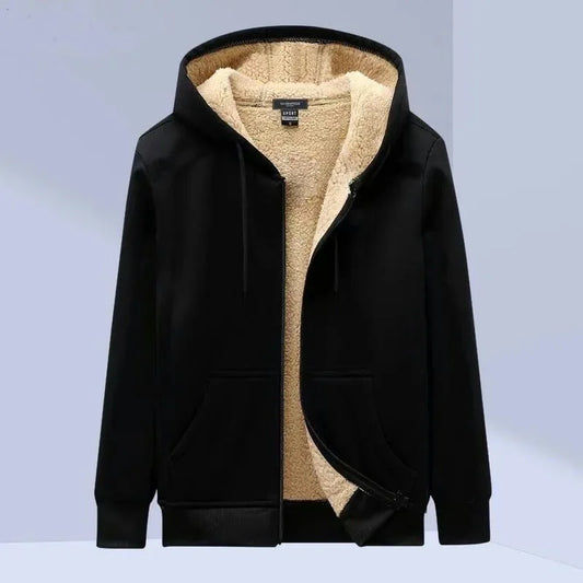Clearance Sale Thickened Loose-Fit Merino Wool Sweatshirt Workwear For Men Durable Autumn Winter Casual Environment